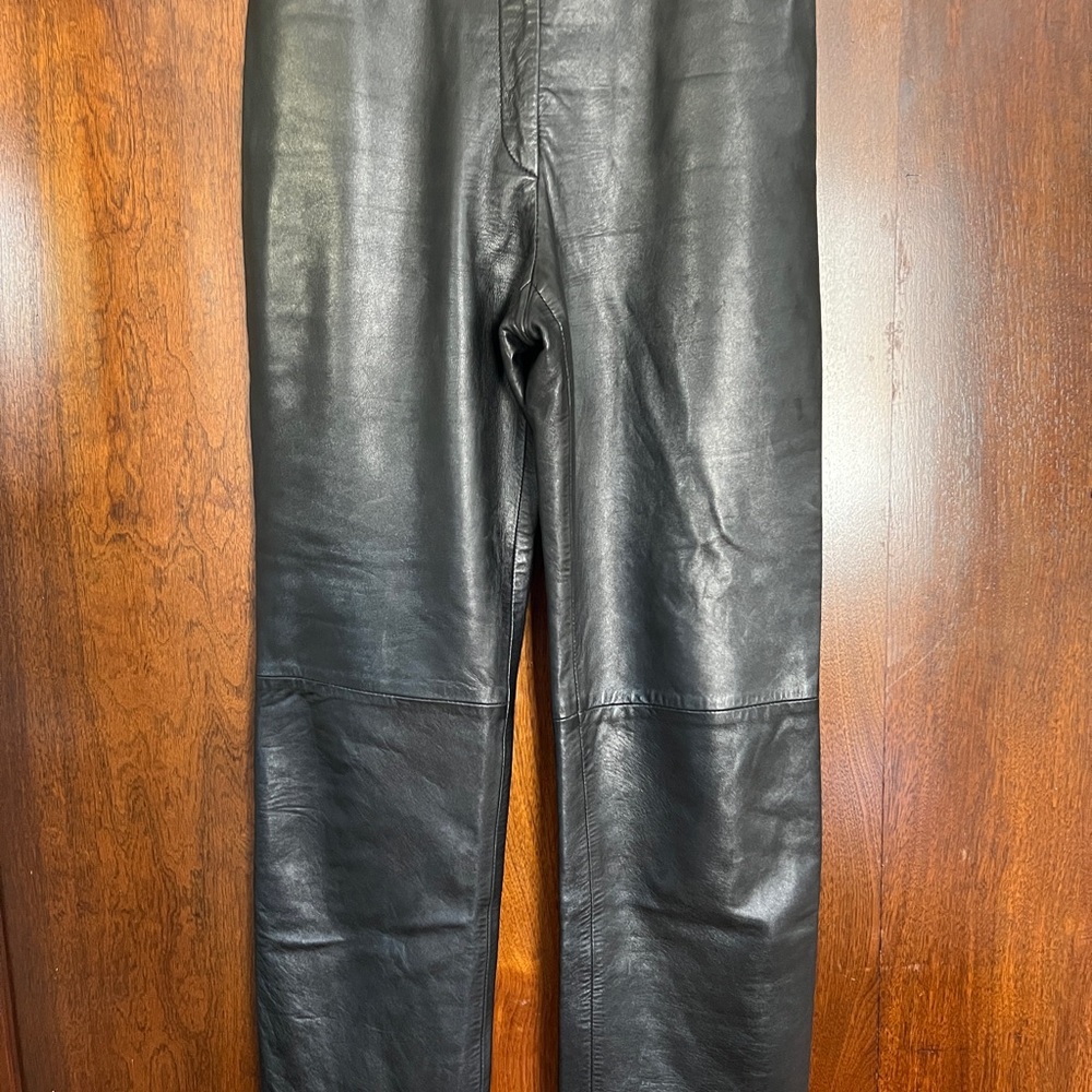 Black Leather Pants